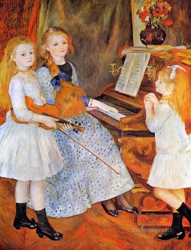 Pierre Auguste Renoir Painting - hijas de catulle mendes Pierre Auguste Renoir
